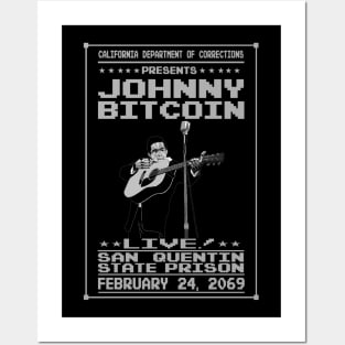 Johnny Bitcoin Live Posters and Art